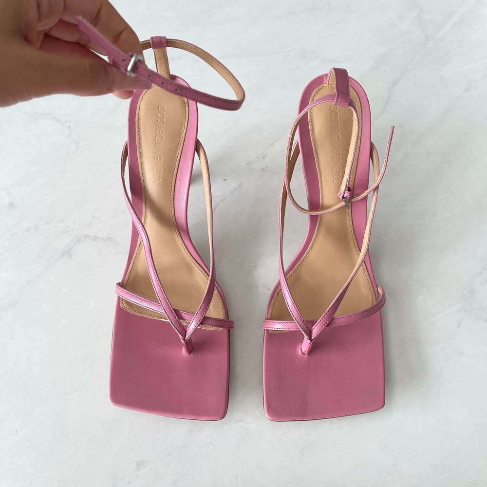 💗Bottega Veneta stretch sandals pink💗 - Picture 2 of 8